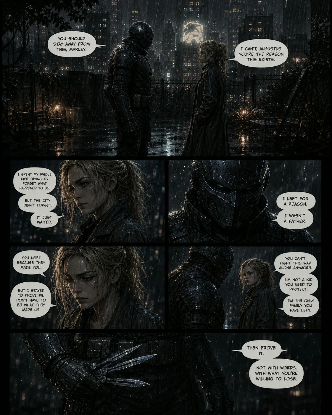 TALON comic series page